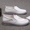 Vår 2025 Herr Casual Slip-On Läderskor - Gränsöverskridande Design