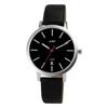 Watch - JUST - Lexi - Black Leather Strap - 37 Mm Steel Case - 5 ATM Water Resistance