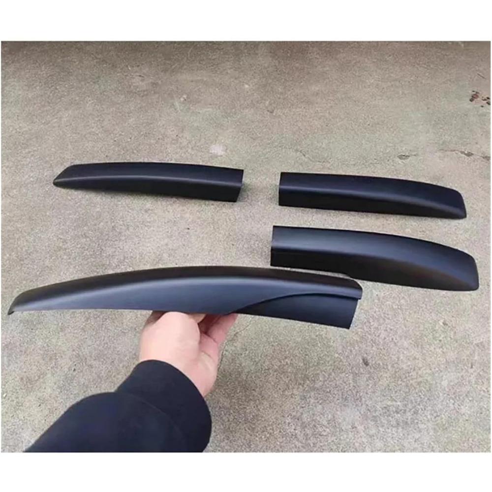 4Pcs For 11-20 Mitsubishi Outlander Sport RVR ASX Roof Rack End Cover Cap Black