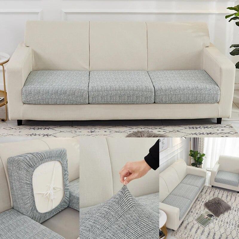 String Printed Sofa Seat Cover Sofa Slipcovers  Soft Stretch Elastic Funiture Protector For Pets