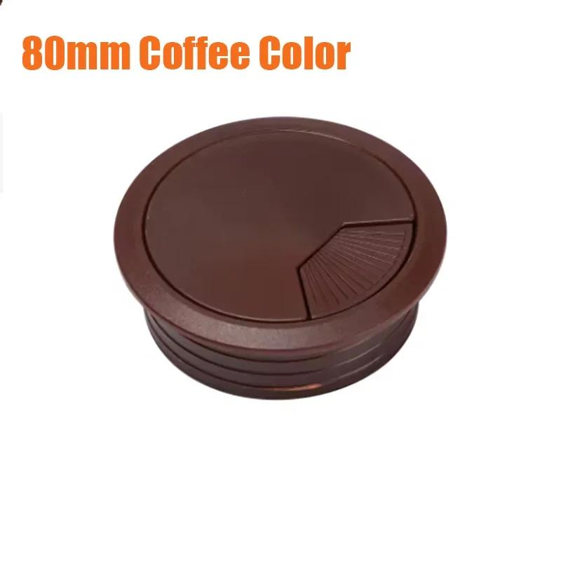 1-10Pcs 60mm 80mm Computer Desk, Book Desktop Decoration Circle Wire Hole Cover Sealing Cover