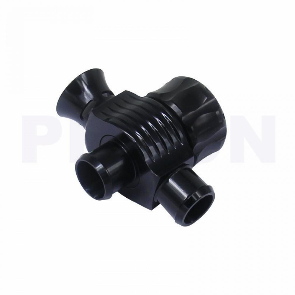 25Mm Universal Black Aluminum Alloy Blow Off Valve Bov Dual Port Dump Valve Kit
