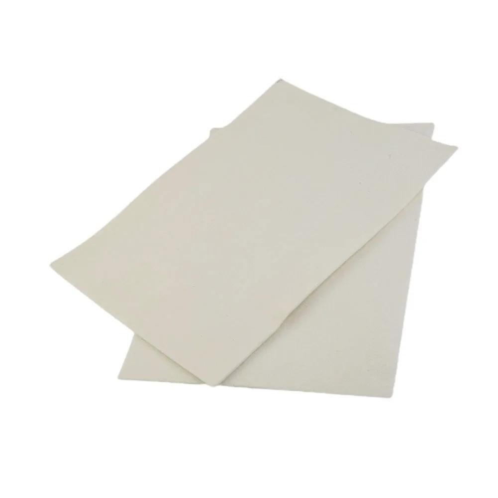 1/2 Uszczelka z włókna ceramicznego 155mm X 297mm X 3mm Materiał uszczelniający do rury wydechowej, pieca, komina, szkła, majsterkowania