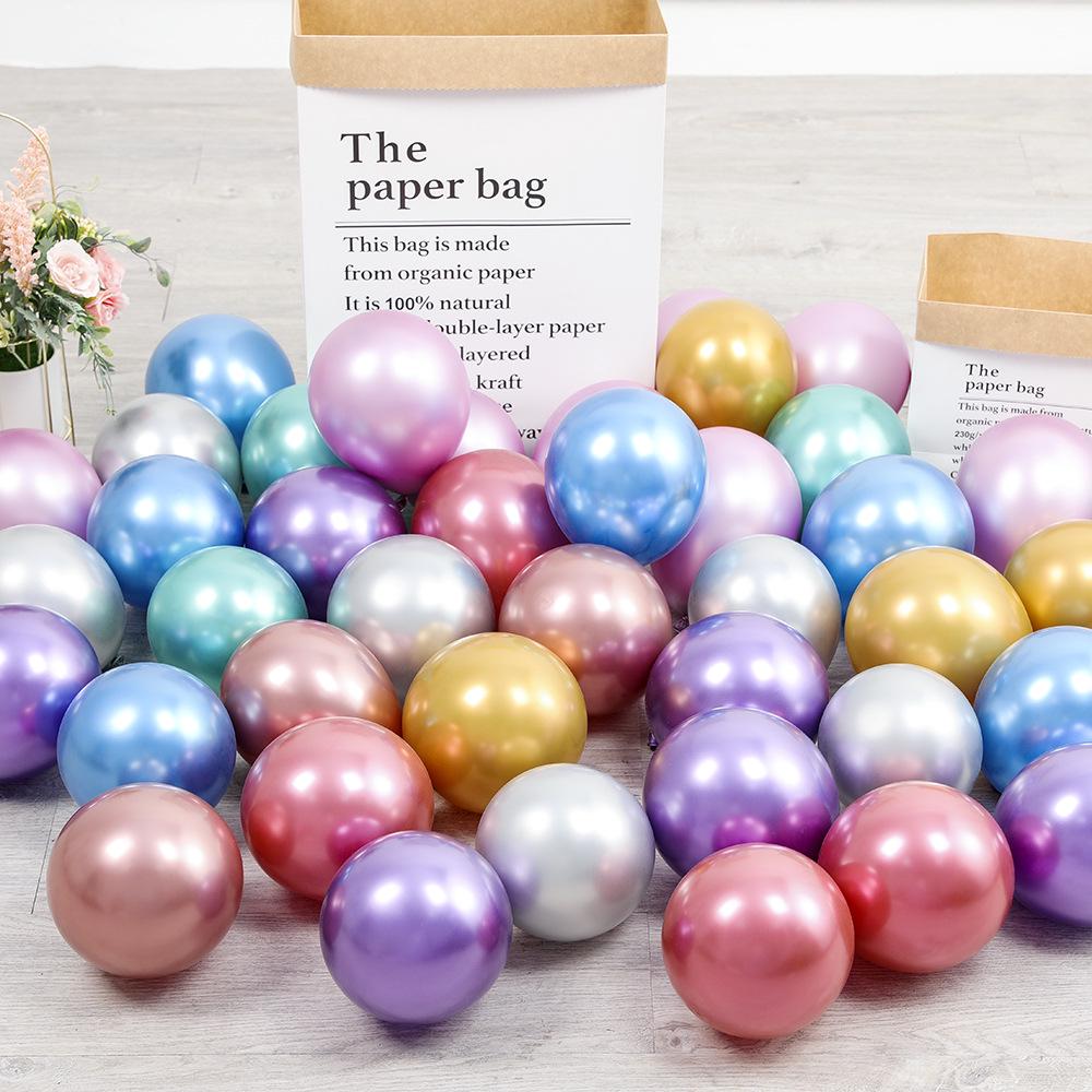 

Утолщенные металлические шары с пайетками для украшения дня рождения, вечеринки или свадьбы