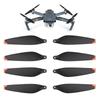 2 Pair Propellers Noise Reduction Quadcopter  Propellers with Screws for Replacement UAV Accessories