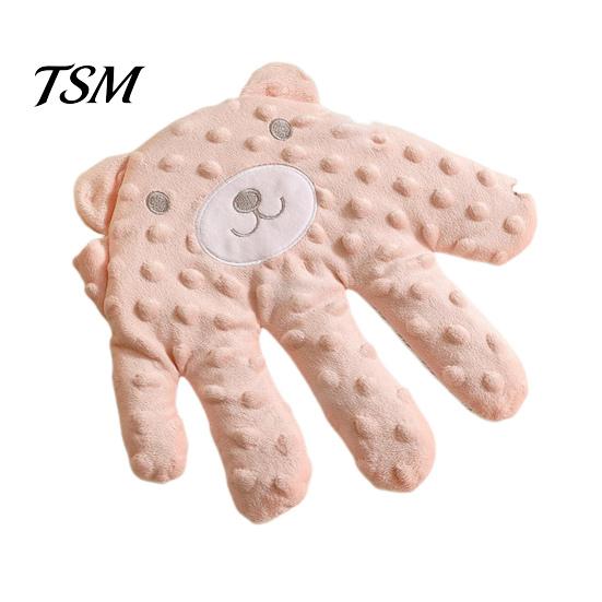 Guante para Bebé con Palma Suave Automático Prevención de Sobresaltos Eléctrico Almohada Eléctrica para Bebés Ayuda para Dormir Recién Nacidos Peluche de Dibujos Animados