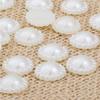 100 Stück weiße, elfenbeinfarbene Kunstperlen, Blumenperlen, Handy-Hochzeitsverzierung