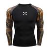 Men's Compression Gym Wear Swim T Shirt Wholesale Men Gym Wear Slim Fit Rash Guard Compression T Shirt
