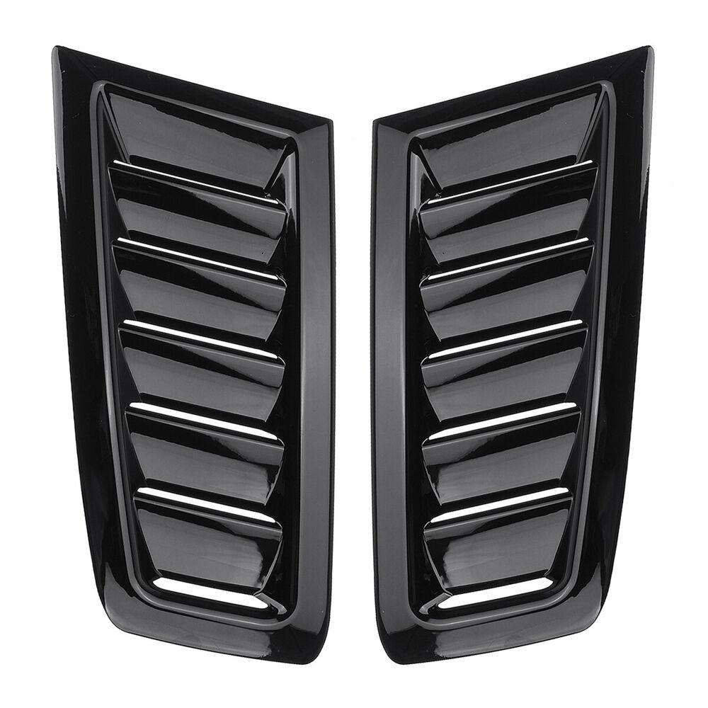 2Pcs RS Style Car Front Engine Hood Bonnet Vents Air Inlet ABS Universal Fit For Ford Focus MK2 RS ST For BMW For Honda