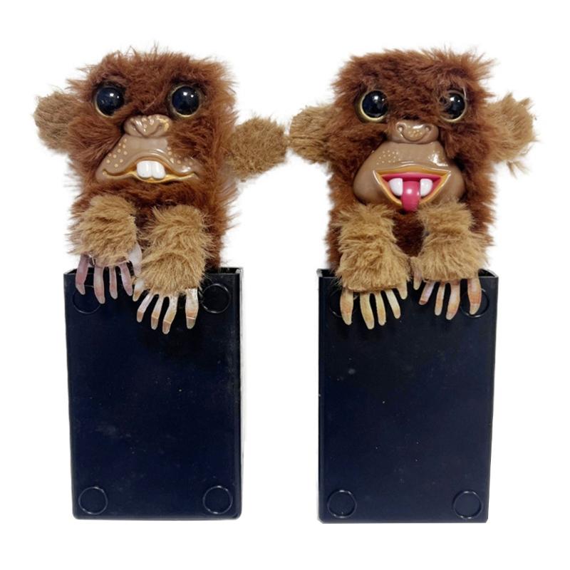 Monkey Box Model Halloween Toy with Timer Hilarious Monkey Box Artificial Scary Monkey Box Children Gifts
