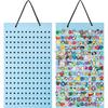 Shoes Charms Display Shoe Charms Organizer With 180 Holes Badge Storage Hanging Holder Shoe Decor Jewelry Display Storage Bag