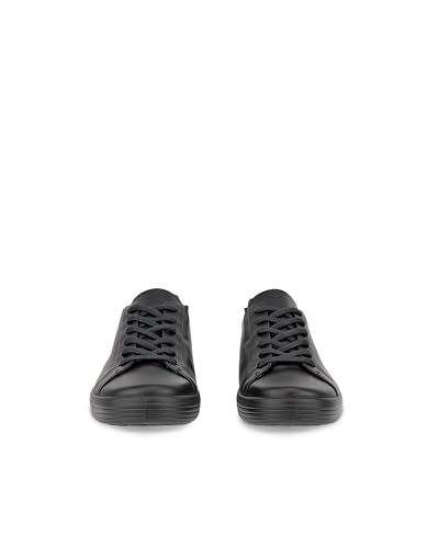 ECCO SOFT 7 M Herren Schnürschuhe aus echtem Leder, Schwarz/Schwarz, Größe 26,0 cm, 3E, 47082451052