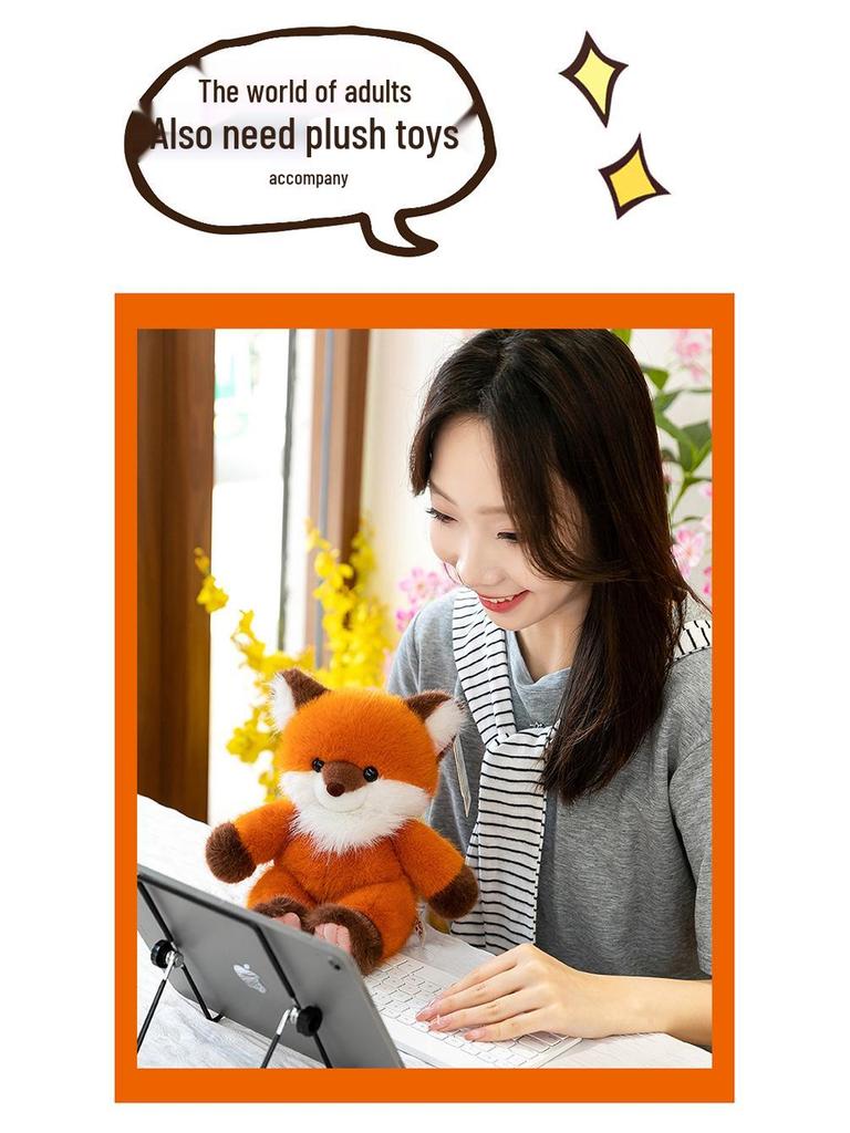 Adorable Pig and Fox Plush Doll Collection: Soft Animal Cushions and Figures