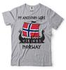 Norway Flag Viking Ship T-Shirt: Norwegian Heritage Tee