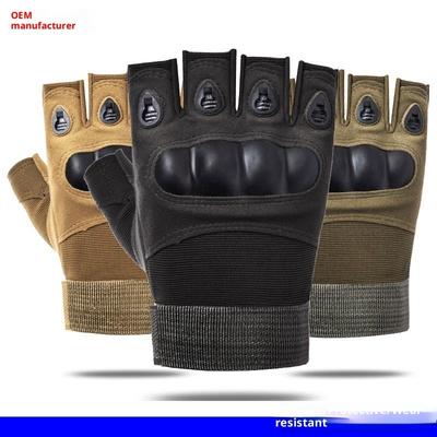 Half-finger Tactical Gloves Men's Outdoor Cycling Sports Non-slip Wear-resistant Mountaineering Fitness Training Five-finger Gloves