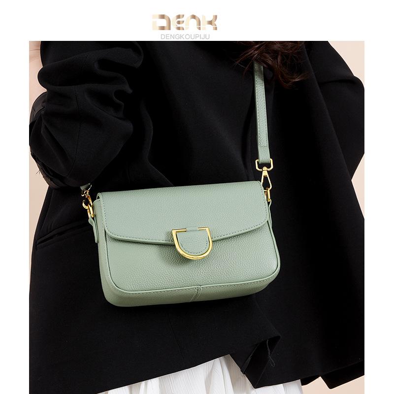 Genuine Leather Women's Bag Are Versatile Fashionable Large-capacity and Stylish for Commuting