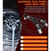 Universal Fuel Pump Removal Tool, 5.31" to 7.17" Adjustable Fuel Pump Lock Ring Tool, Fuel Tank Lock Ring Removal & taller Tool, Car Fuel Lid Tank