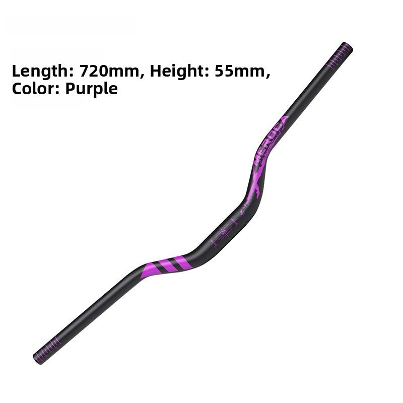 MEROCA Mountain Bike Handlebar 318MM Aluminum Alloy Bicycle Ultra-light Extended 780mm Small Swallow Handlebar Set