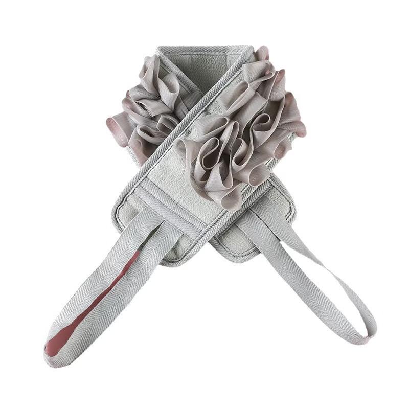 Dual-Use Cotton Long Strip Back Scrubber
