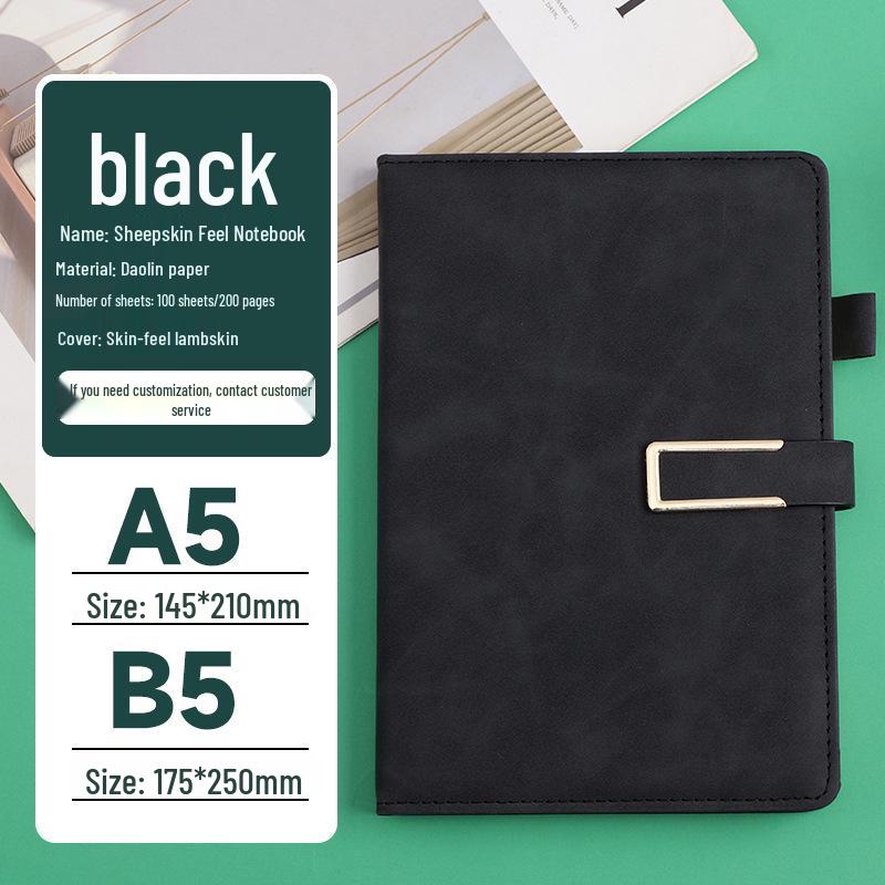 A5 Business Custom Logo Magnetic Notepad Diary Set