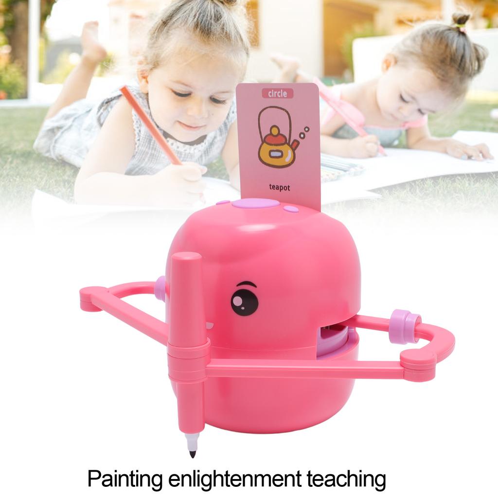 Smart Drawing Robot 2400mAh Smart Painting Robot Interactive Automatic Early Educational for Children
