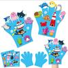 Children Hand Puppets Set Montessori Parish Toy DIY Animal Finger Puppets Storytelling Kindergarten Baby Interaction Social Tool
