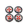 UMBRELLA CORPORATION Car Decorative Stickers Covering Scratches Resident Evil Umbrella 3D Metal Alloy Car Tank Metal Decals
