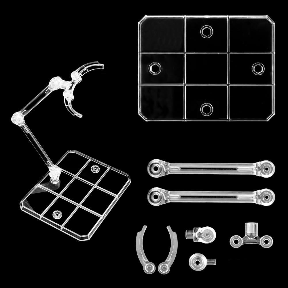 Action Figure Stand Acrylic Clear Assembly Action Figures Display Standing Holder Base Doll Toy Model Support Stands Acssories