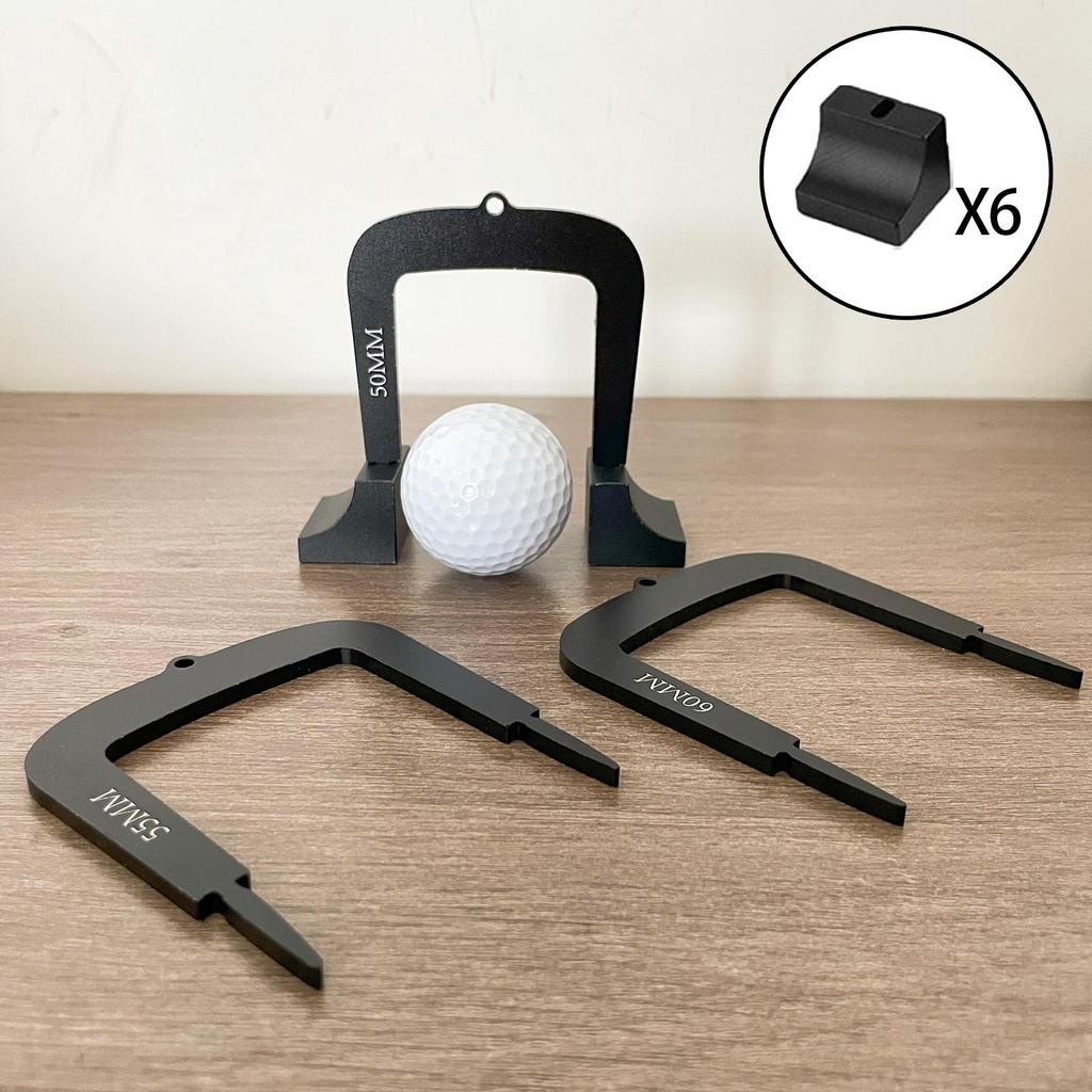3x Golf Putting Gates Golf Training Aid Metal Putt Gates Practice Supplies