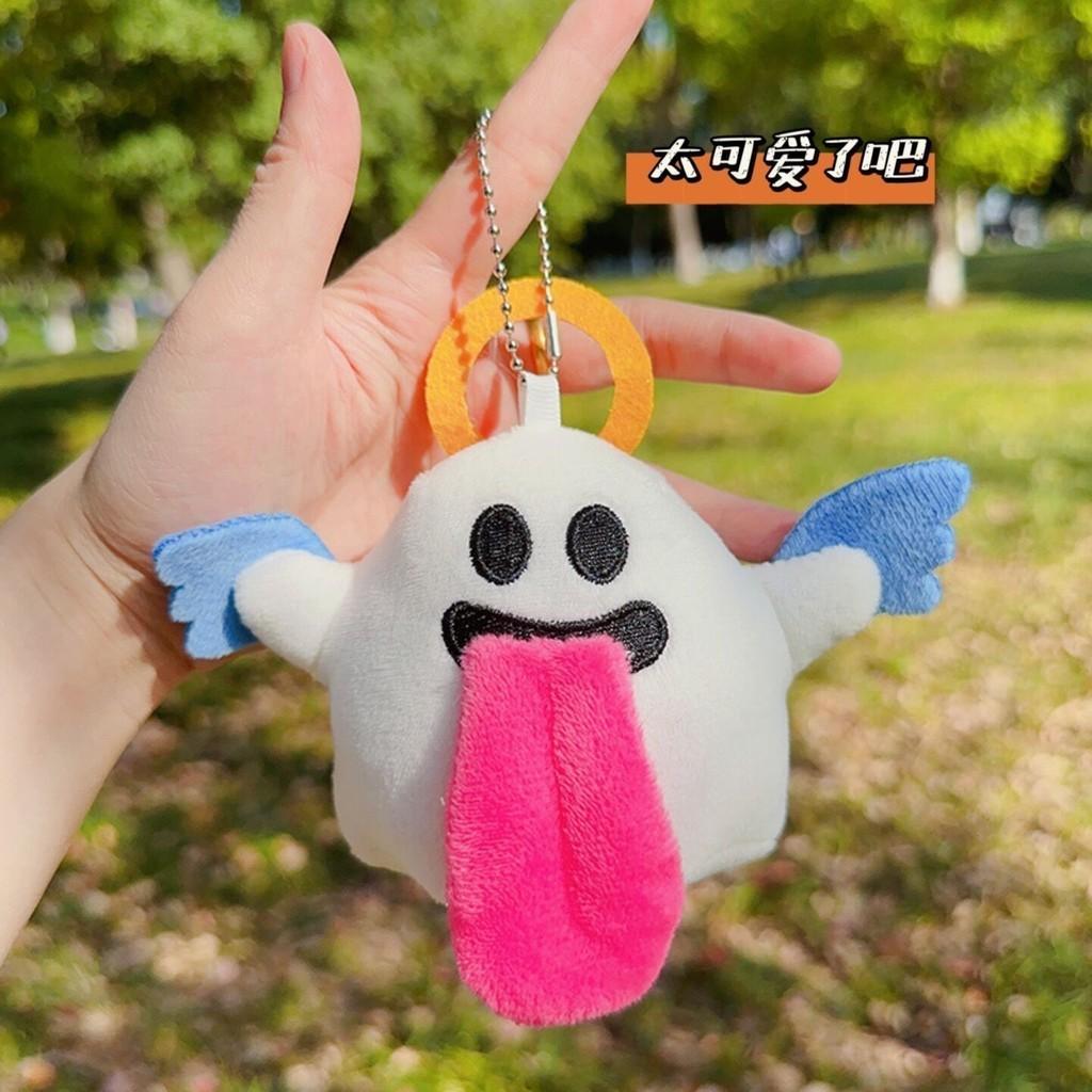 

Хэллоуин забавная кукла-клоун школьная сумка кулон, украшенный призраком, уродливая милая кукла-призрак, подарок angel ghost