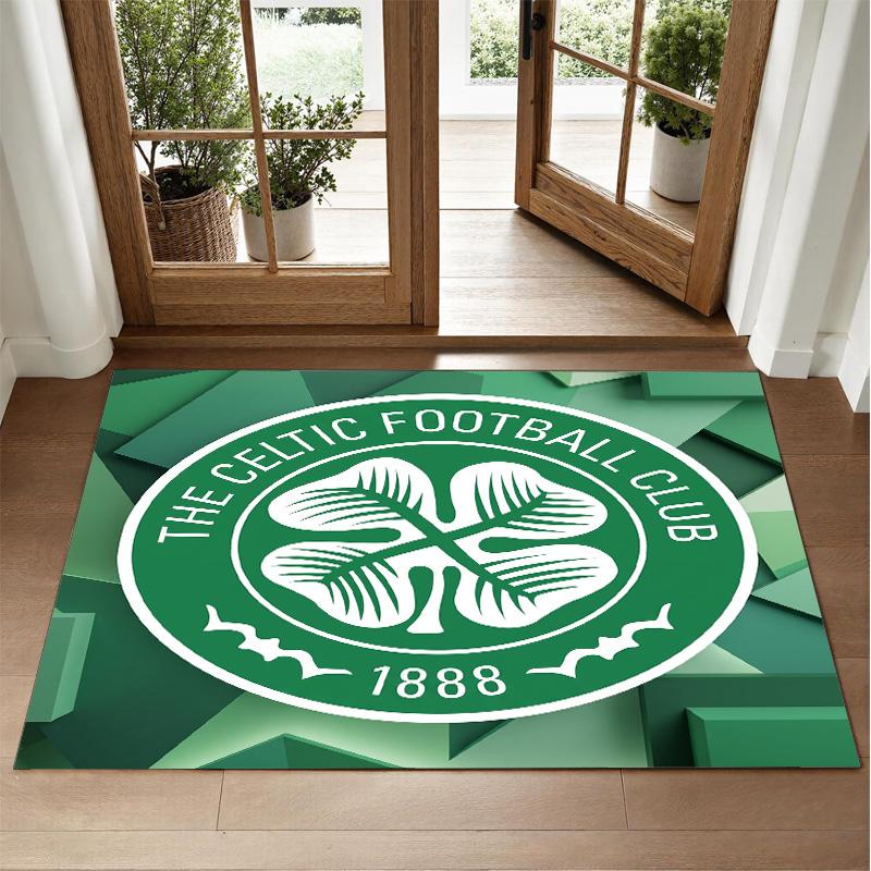 Kobercový design Celtic FC z křišťálového sametu Měkká dekorativní podložka do ložnice a předsíně