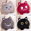 Cat Black Adorable Plush Toy Cartoon Girls Children Sleep Buddy Birthday Gift