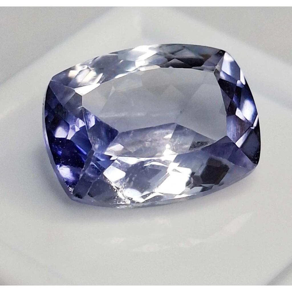 Light Blue Tanzanite Natural 9-11 Ct Cushion Cut Beautiful Certified Gemstone
