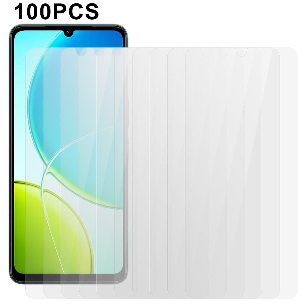 

100Pcs For vivo Y04 4G Screen Protector Anti-Scratch Tempered Glass Film As Shown A
