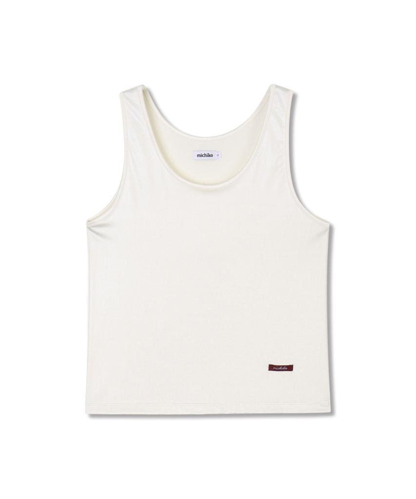 Michikoleondeonkosino Silky Jersey Sleeveless Ivory