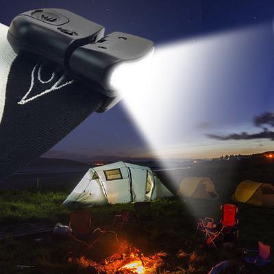 MUQZI Akcesorium Sportowe 5LED Lampka Czołowa Światło na Czapkę Wędkowanie Kemping Klips do Wędrówek Latarka Czołowa