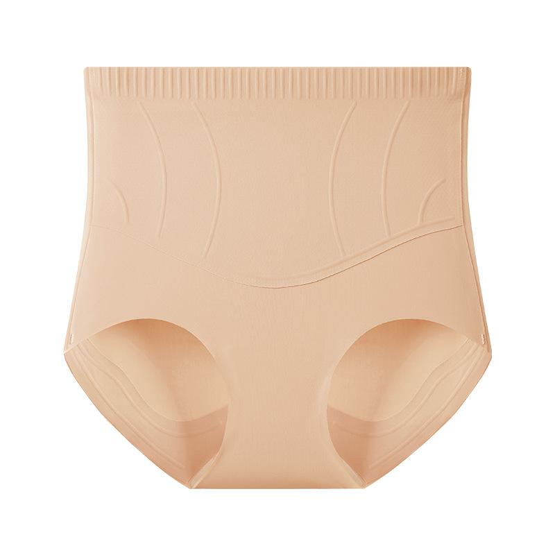 

Женские трусы-шорты из желе с полосками для контроля живота, легкой коррекции фигуры, со средней высокой посадкой, больших размеров, высокоэластичные, бесшовные, с эффектом лифтинга ягодиц, дышащее нижнее белье XL бежевый