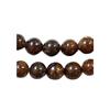 Strand of 46 Round Beads 8mm 8 Mm In Bronzite