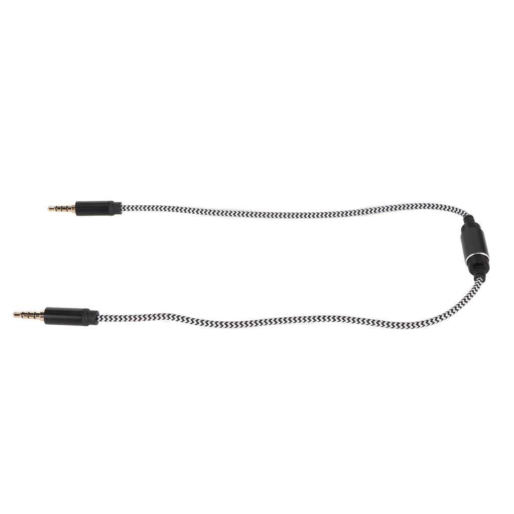 3.5mm Recording Cable Bidirectional 3.5mm Male to Male Sound Transfer Cable with Noise Reduction Fun