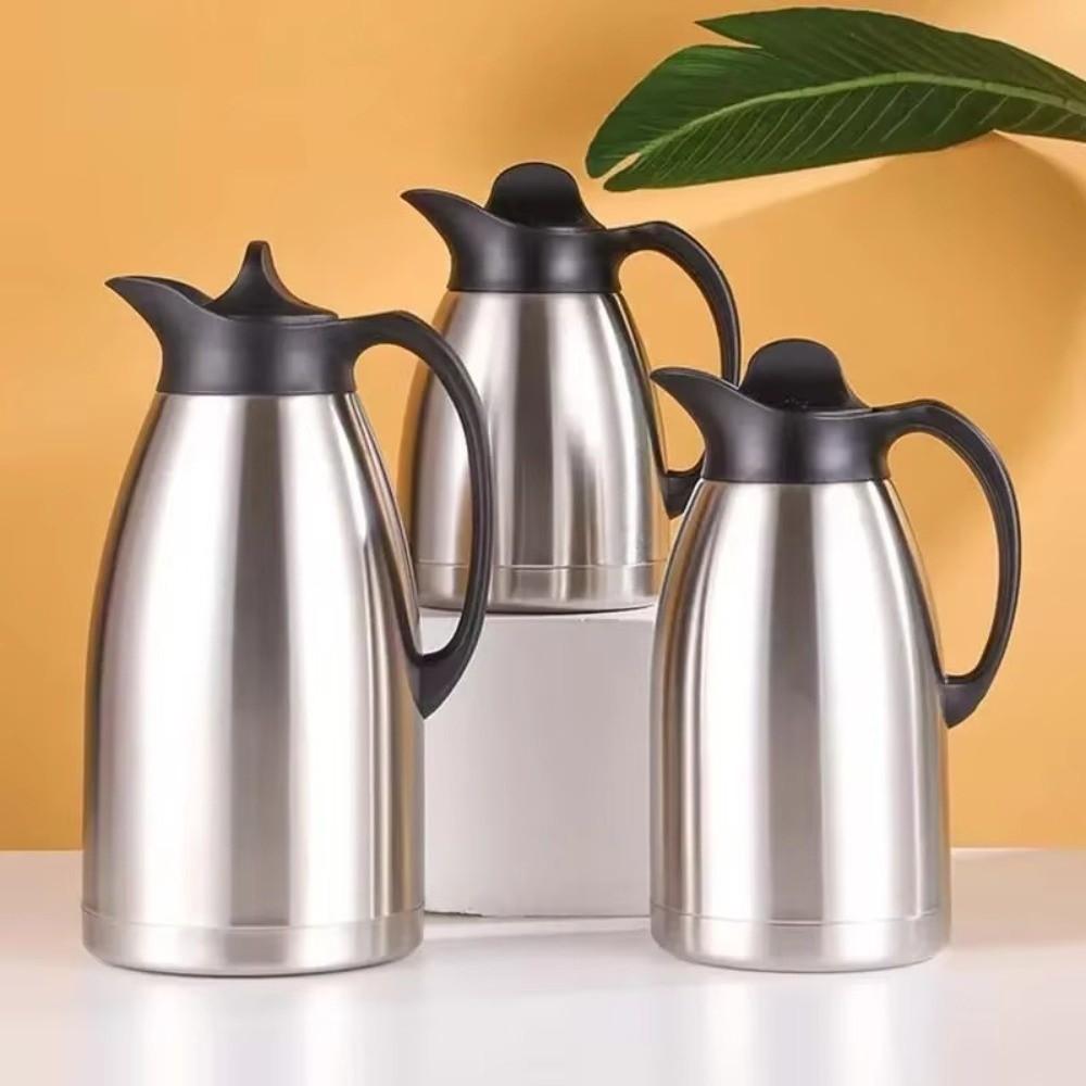 Double Layer Large Capacity Thermos Fall-proof Thermal Coffee Carafe Pitcher Hot Water Jug Hotel