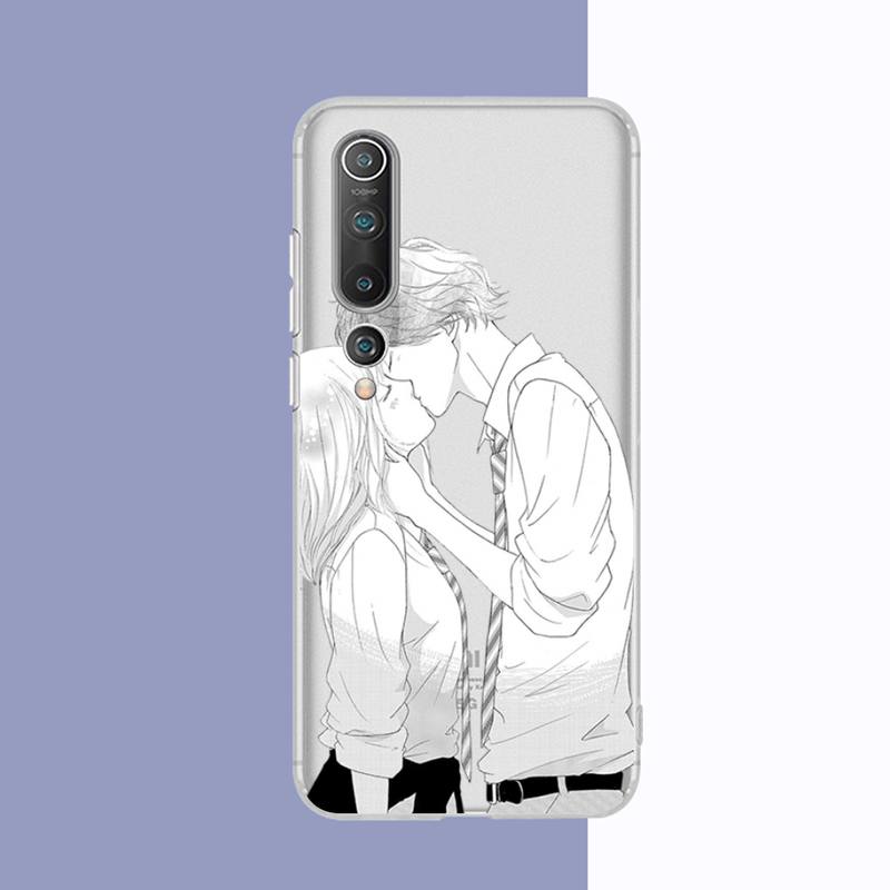 Ao Haru Ride Love Lovely Anime Phone Case for Samsung S20 S10 Lite S21 Plus for Redmi Note8 9pro for Huawei P20 Clear Case
