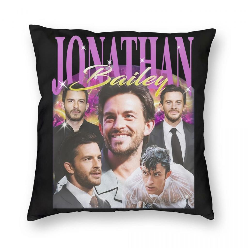 Jonathan Bailey Pillowcase Double-sided Printing Polyester Cushion Cover Decorative Throw Pillow Case Cover Seat Zippered
