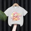 Kids Summer TShirts ShortSleeved Cartoon Print Pure Polyester Fashionable And Stylish Childrens Clothing