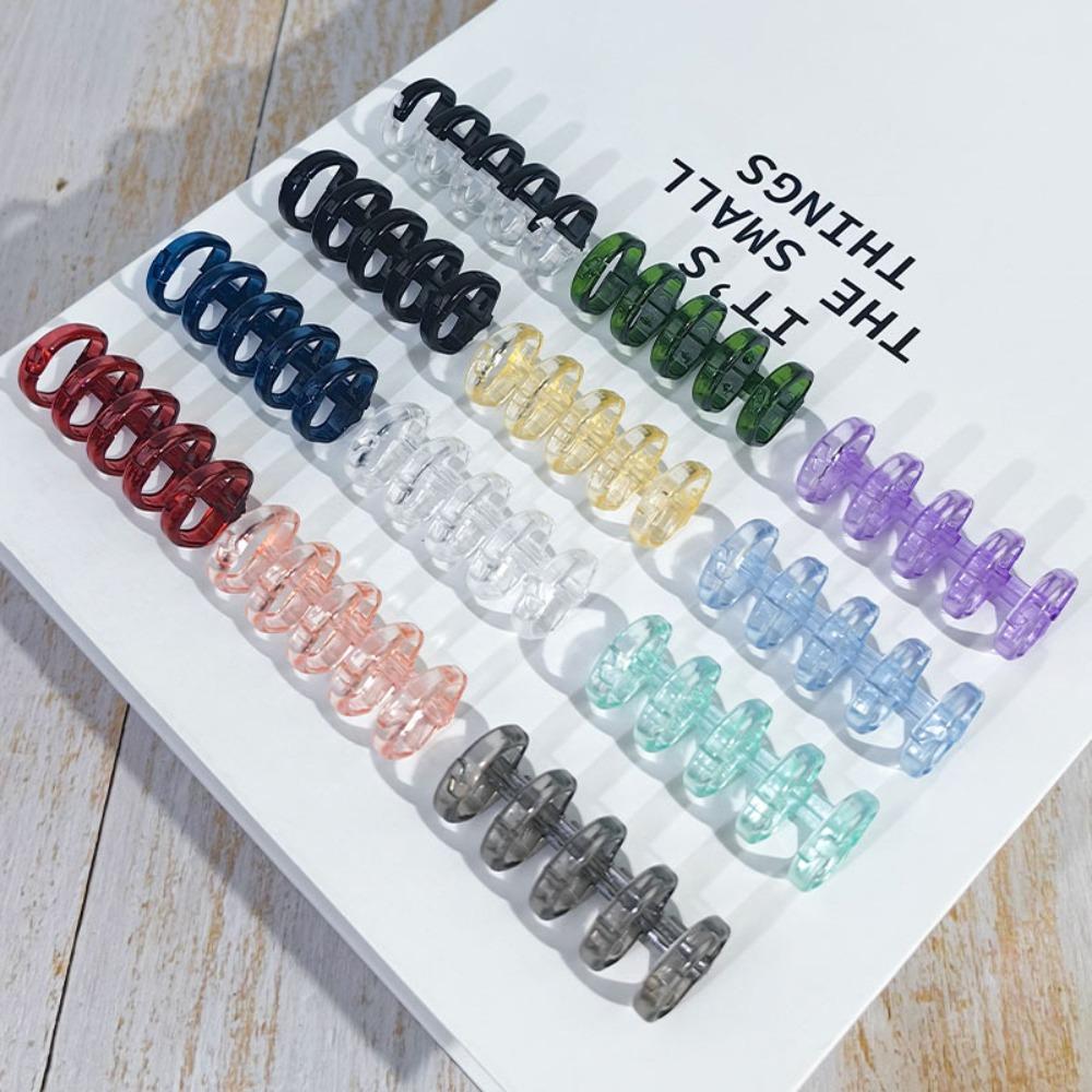 10pcs Stationery Loose Leaf Binder Rings Binding Supplies Spring Spiral Rings Binder  Photo Album