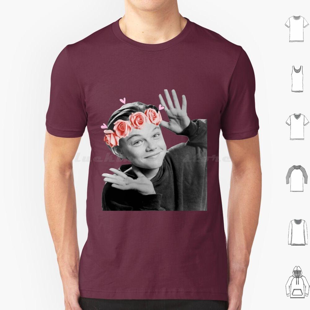 Young Leonardo Dicaprio Flower T Shirt Men Women Kids 6xl Leonardo Dicaprio Leonardo Leo Young Leo Titanic Dicaprio 90s Movies