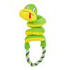 Interactive Squeaky Rope Dog Toy Plush Chew Toy with Sound Dental Cleaning Engaging Play Toys for Small Medium Large Dogs