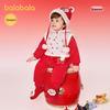 Balabala Kids' Fake Two-Piece Hooded Jumpsuit