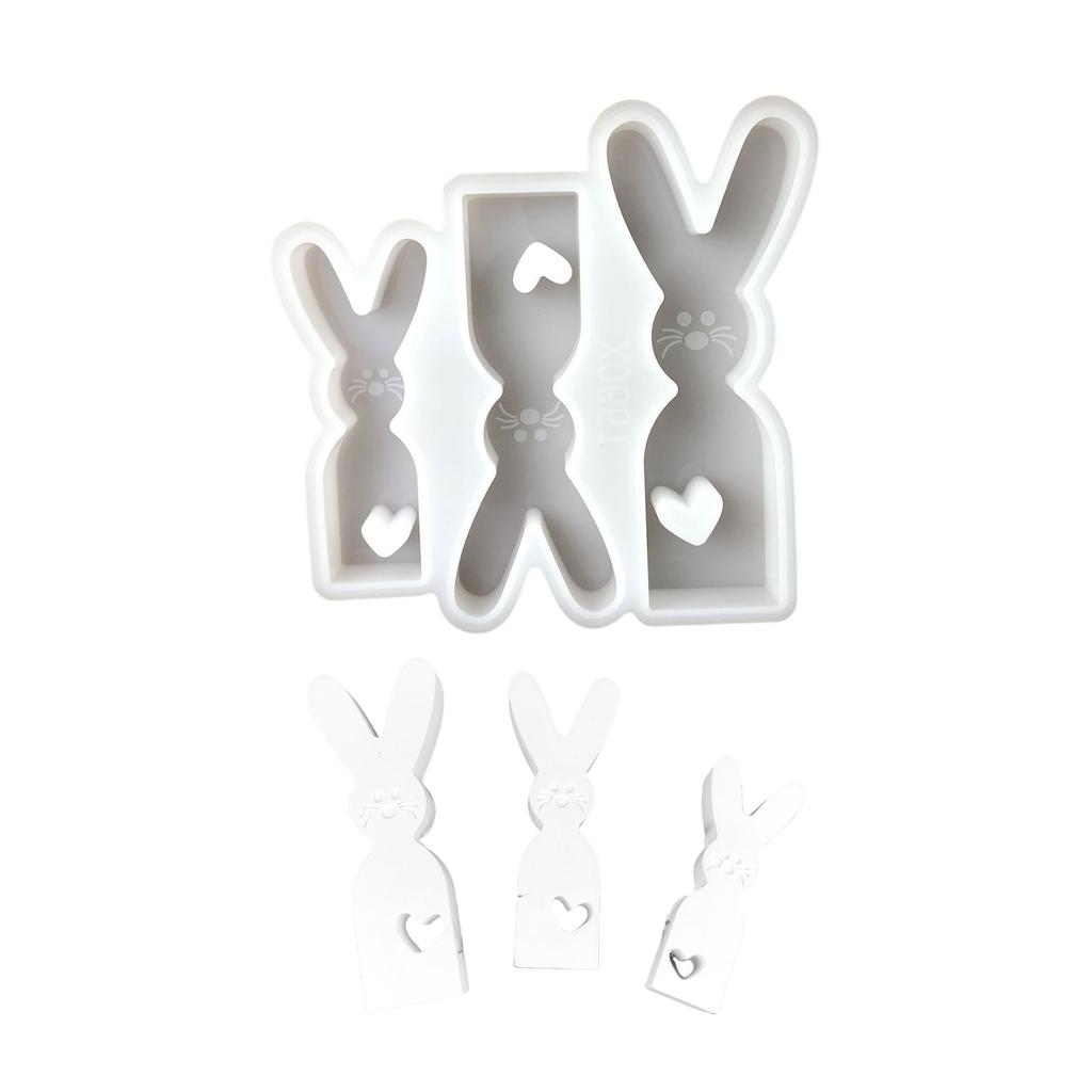 Practical Sturdy Silicone Mould Accessory for Rabbit Candle Holders Portable for Handmade Gifts and Home Accent