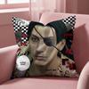 Love G-Goro Majima Y-Yakuza Cushion Cover Multi-Scene Pillow Cover for Home & Car - Reversible, Soft & Durable for Daily Use