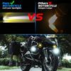 Car Motorcycle Spotlight LED Dual Color External Spotlight Far & Near Off-road Vehicle Truck Motorcycle Modified Work Headlight